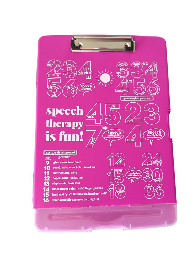 developmental norms storage clipboard