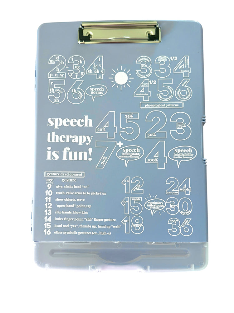 developmental norms storage clipboard