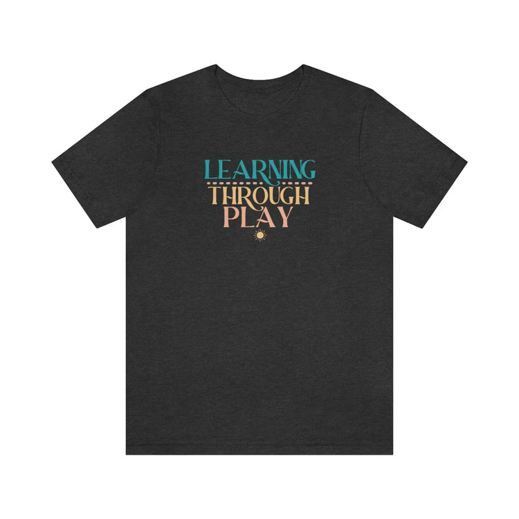 learning through play short sleeve tee (sample sale)