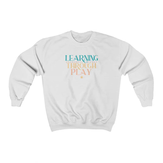 learning through play SLP crewneck (sample sale)