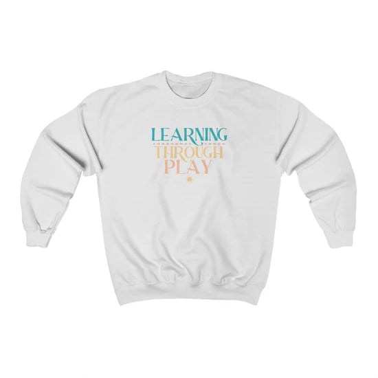 learning through play SLP crewneck (sample sale)