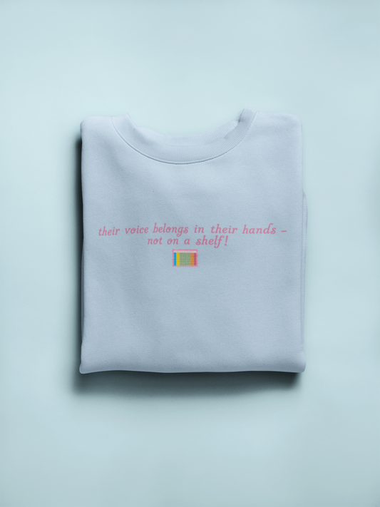 get off the shelf AAC! crewneck
