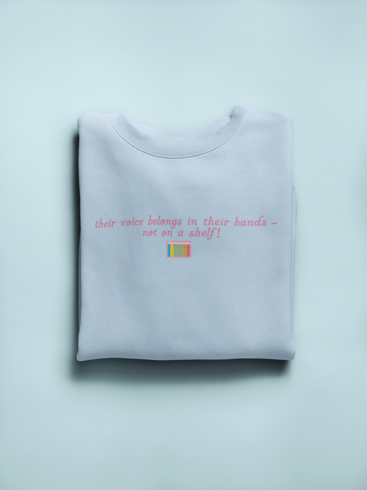 get off the shelf AAC! crewneck