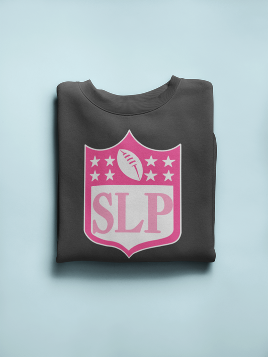 SLP football crest crewneck