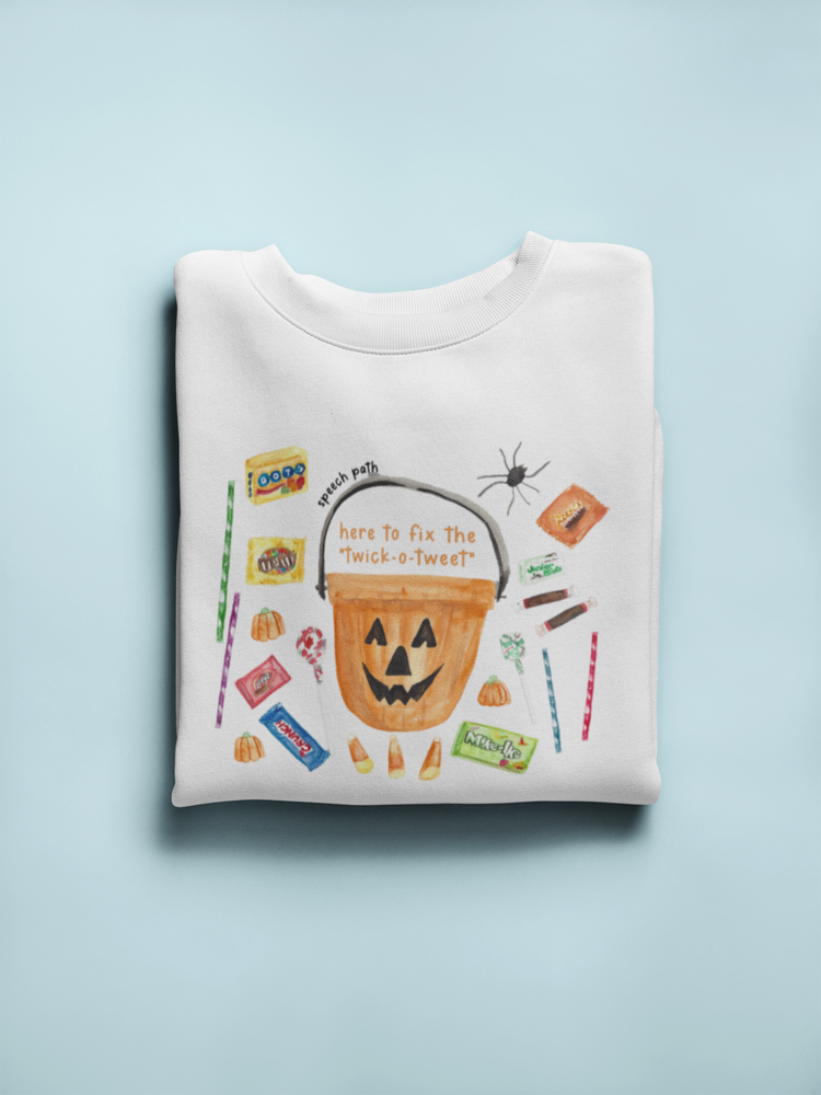 trick or treat crewneck
