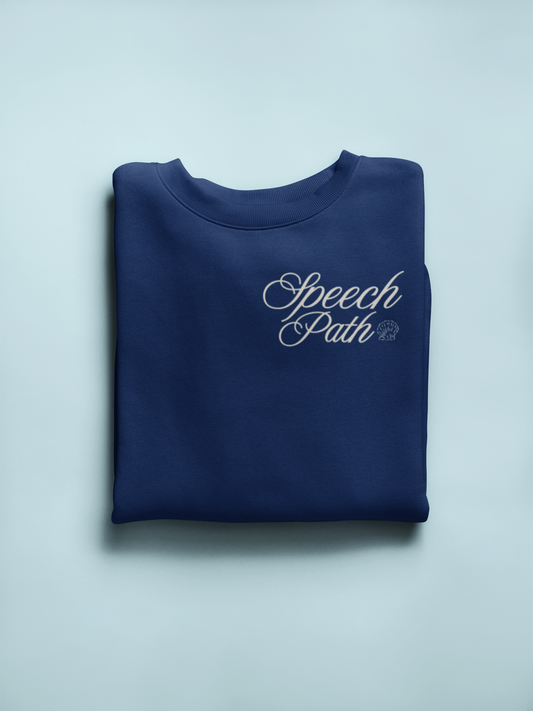 speech path high tides front/back crewneck