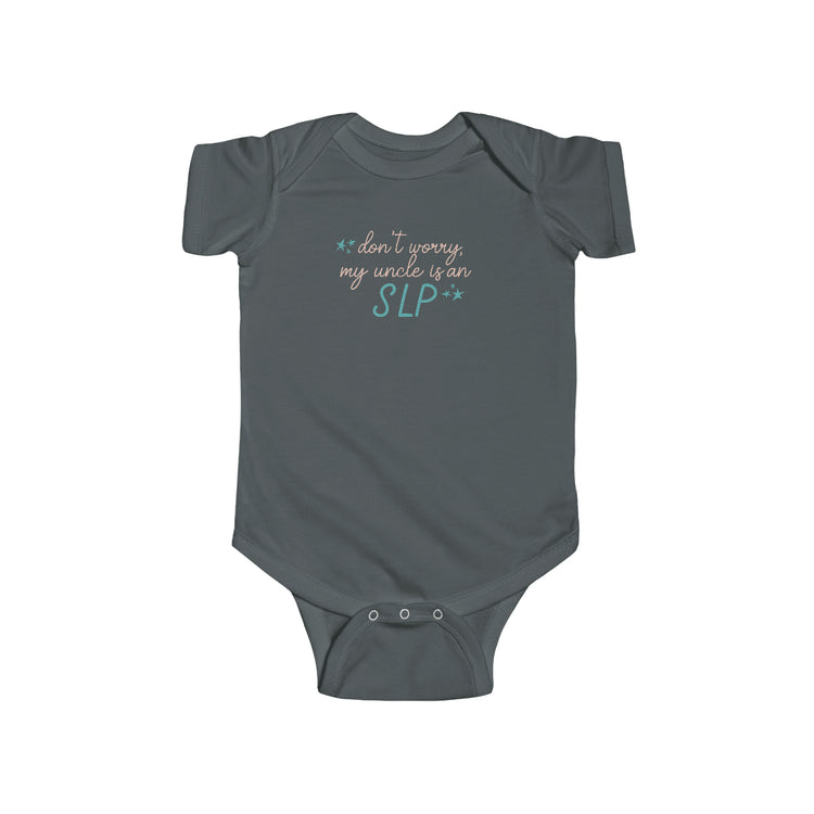 SLP UNCLE BABY JERSEY FIT ONESIE - DON'T WORRY