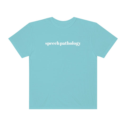 simple speech pathology comfort colors tee