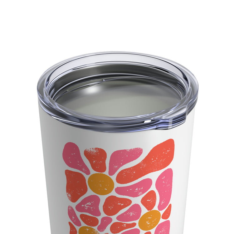 retro flower different is good 10 oz tumbler