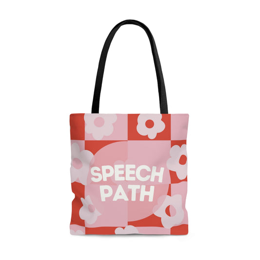 speech path retro flower bag