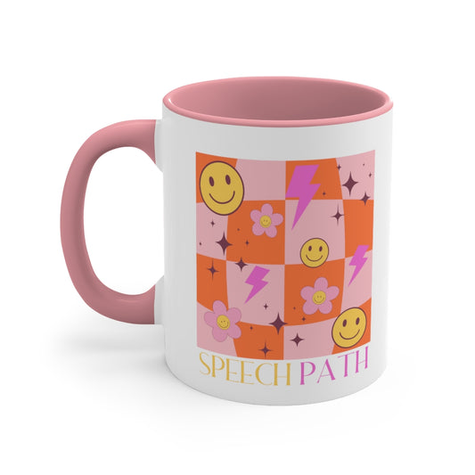 smiley disco speech path mug 11oz