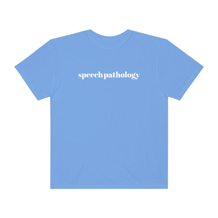 simple speech pathology comfort colors tee