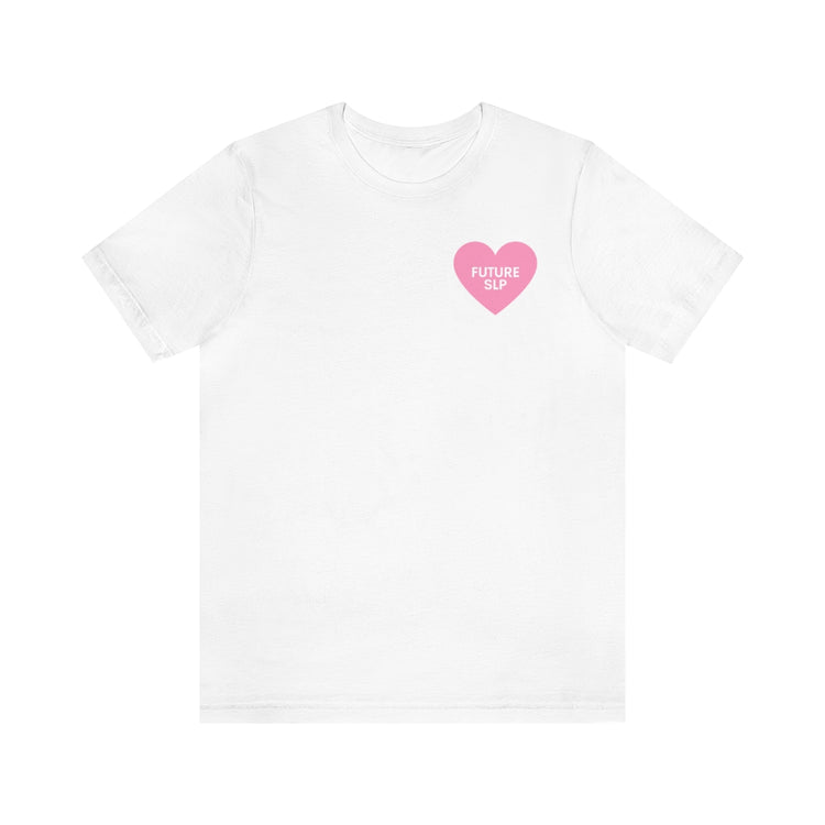 future SLP heart short sleeve tee