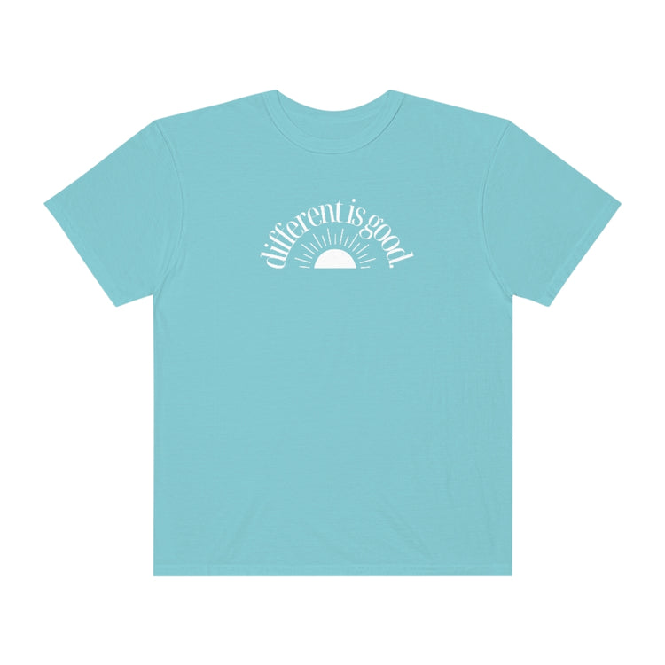 different is good sun comfort colors tee