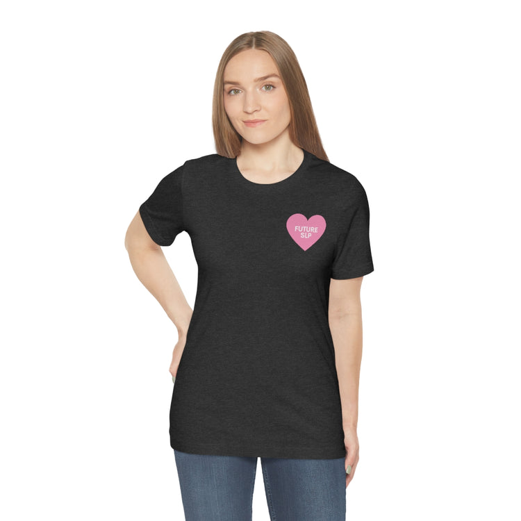 future SLP heart short sleeve tee