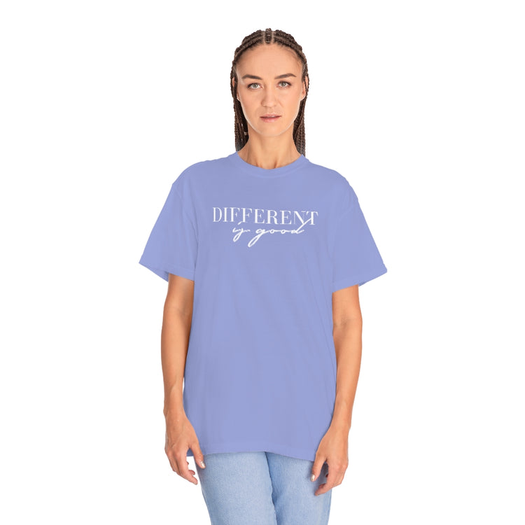 different is good comfort colors tee