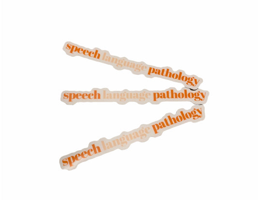 mini speech language pathology sticker