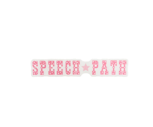 speech path western star SLP sticker