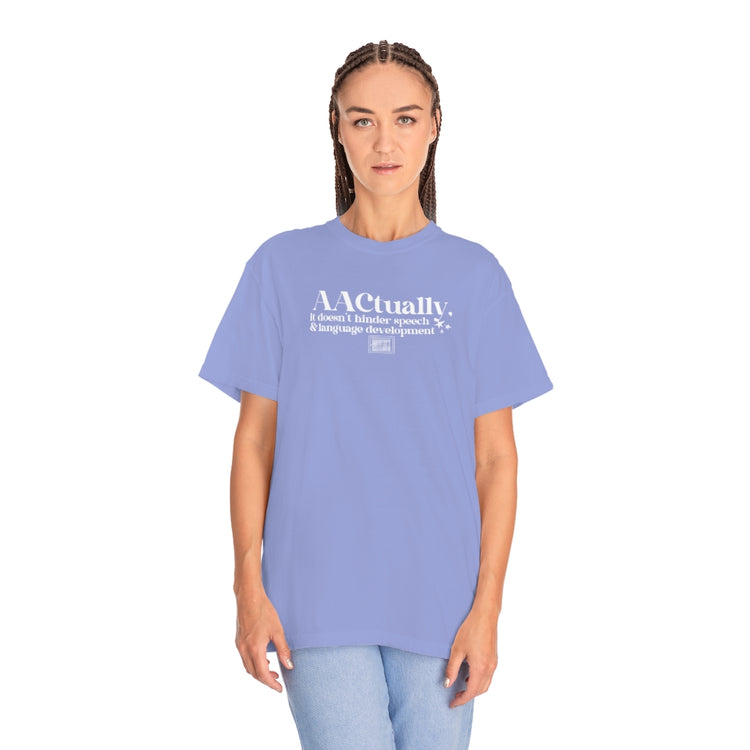 AAC facts comfort colors tee