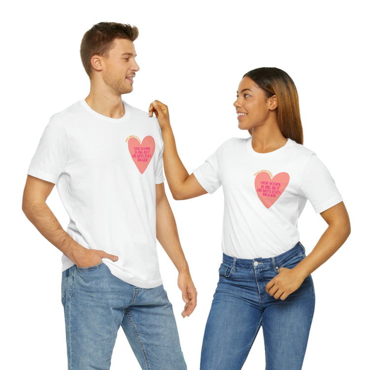 slp heart scope short sleeve tee