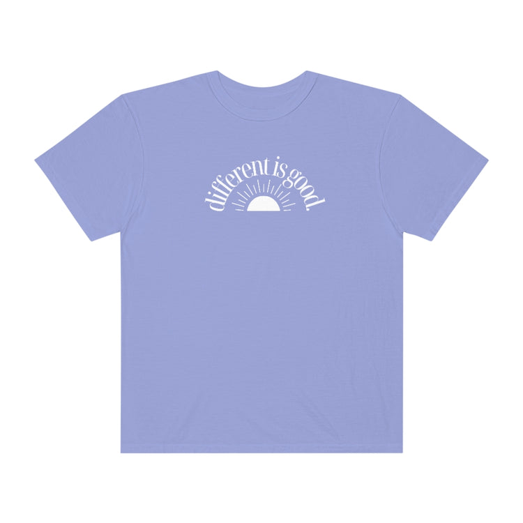 different is good sun comfort colors tee