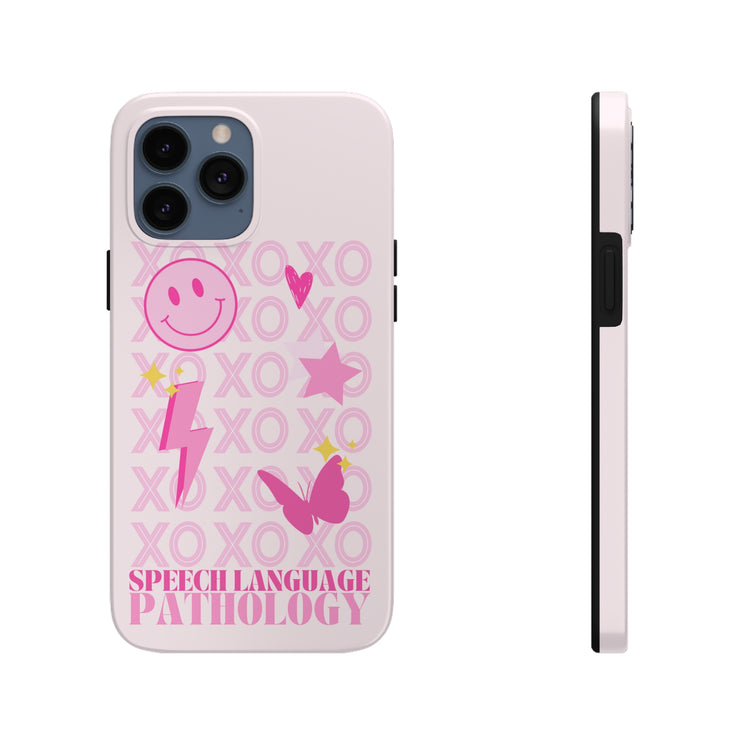 xoxo speech pathology iPhone case