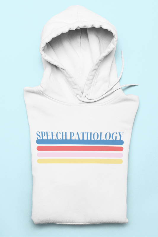 speech pathology lines hoodie