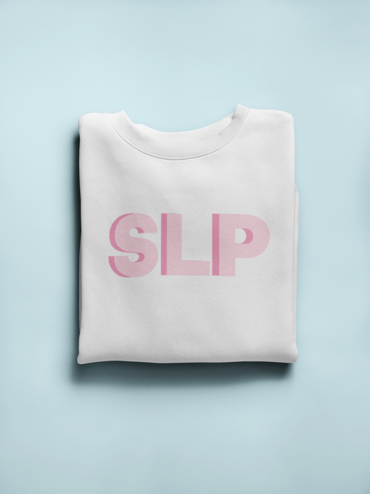 simple SLP pink crewneck